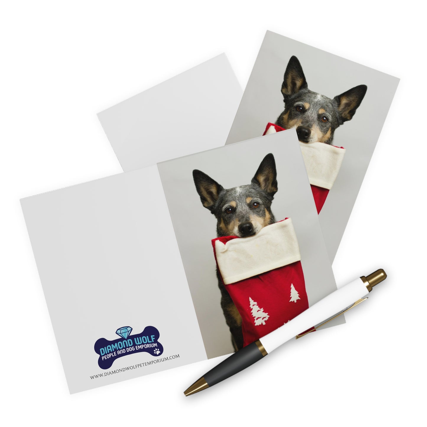 Christmas Dog Greeting Cards (5 Pack)
