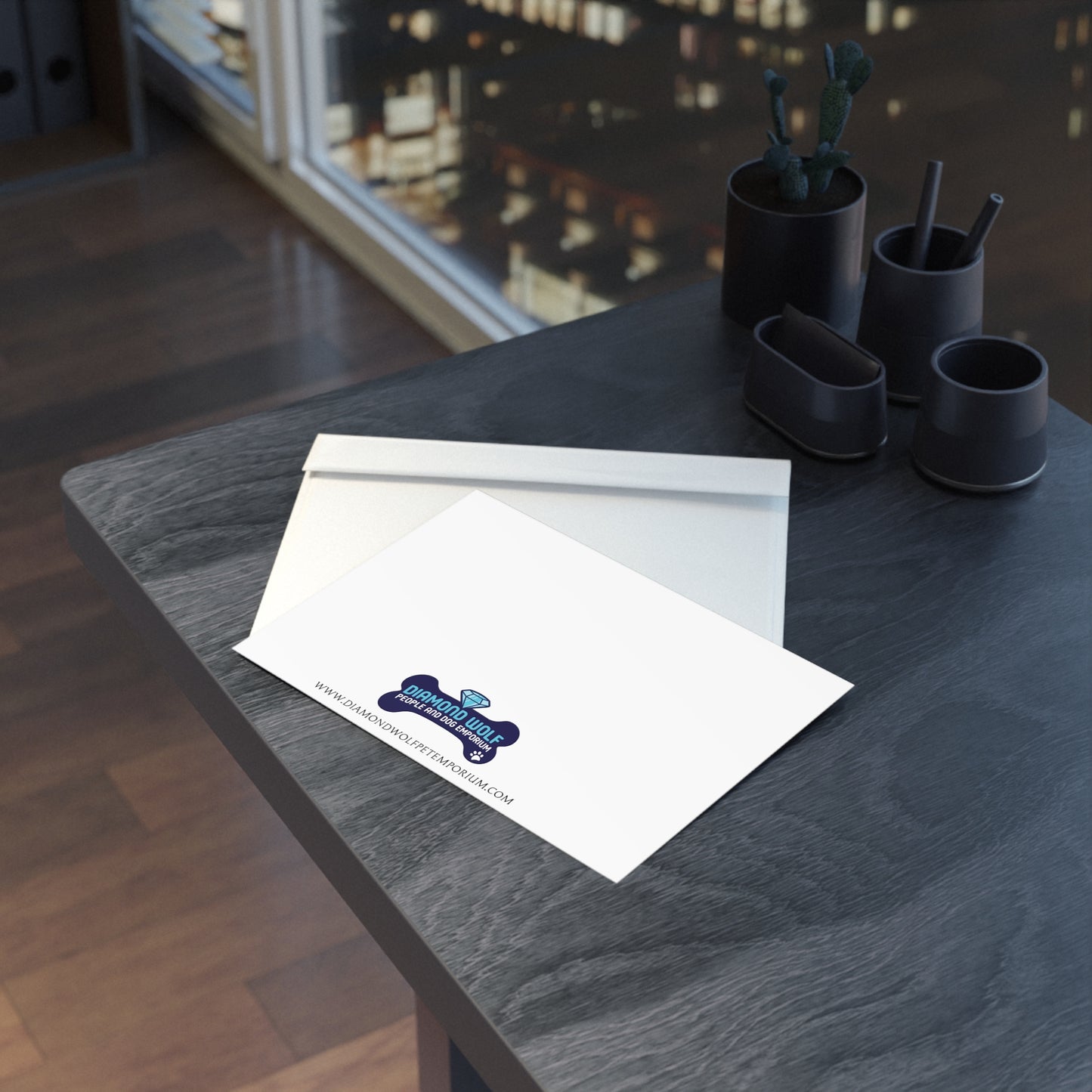 Adorable Dog Dusting Greeting Cards - Two-sided Print for Any Occasion