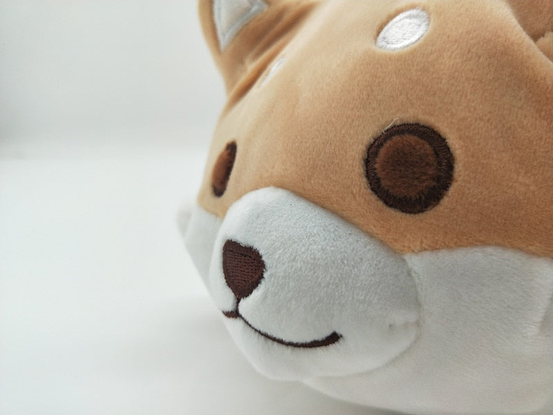 Corgi Dog Plush Pillow - Adorable Shiba Inu Stuffed Animal Toy for Sleeping and Cuddling - Perfect Gift - 13.77in Size