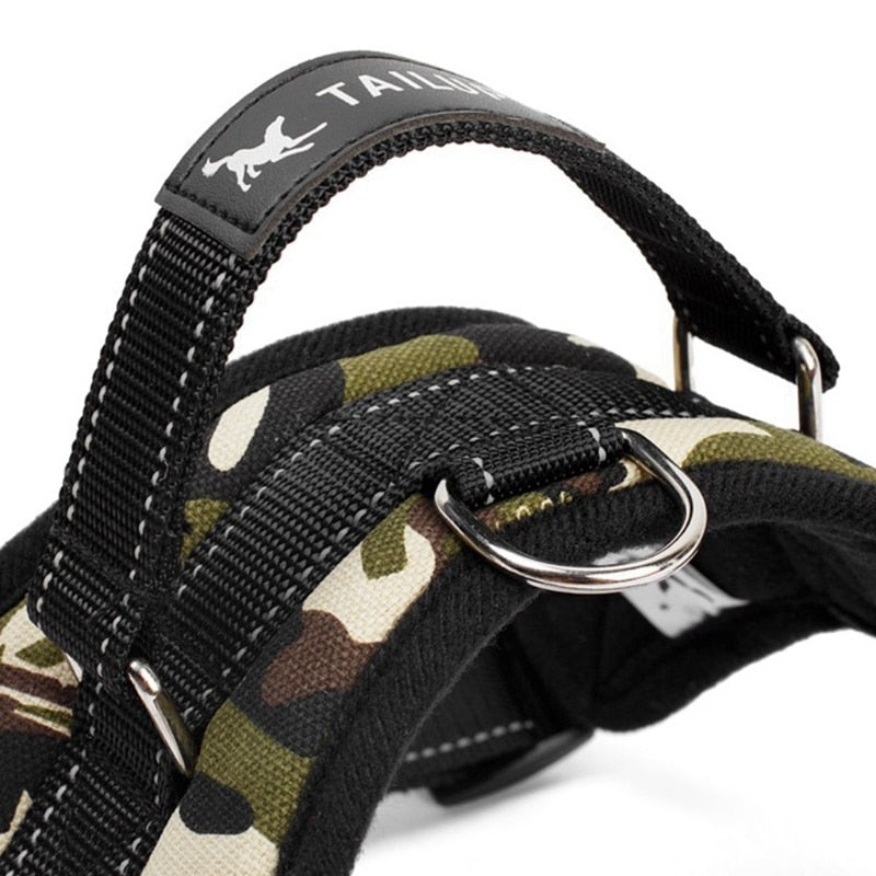 Dog Soft Adjustable Harness Pet Large Dog Walk Out Harness Vest Collar Hand Strap for Small Medium Large Dogs