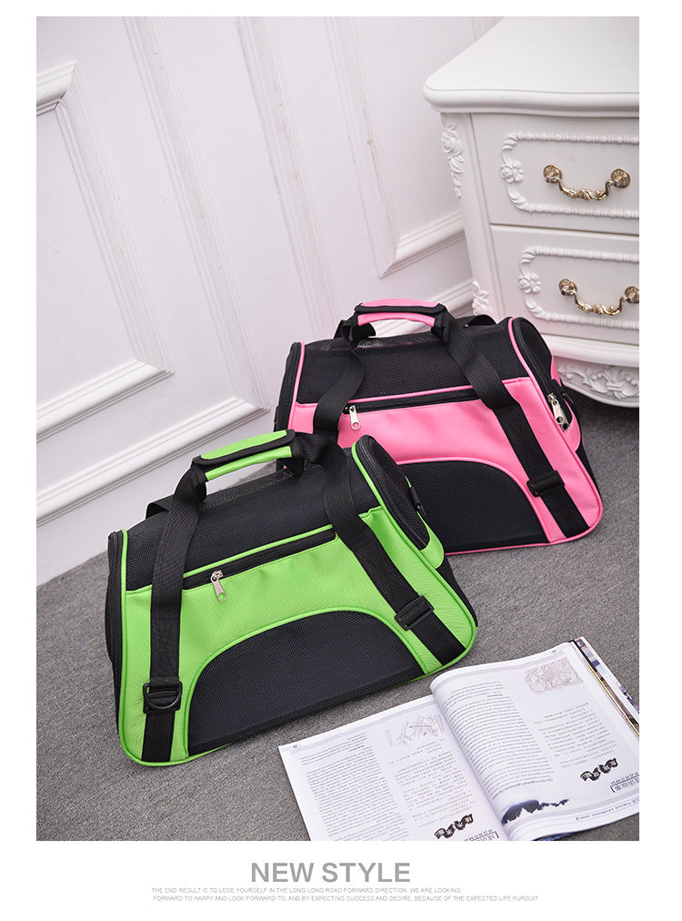Breathable Portable Dog Carrier Bag for Small Dogs - Travel with Your Pet in Style!