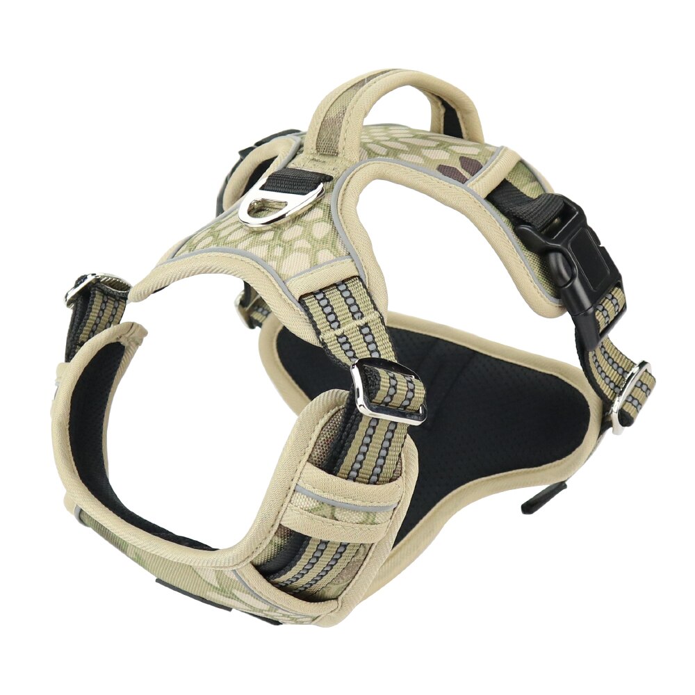 Reflective Adjustable Dog Vest with Handle for Big and Medium Dogs - 1000D Oxford Cloth Harness