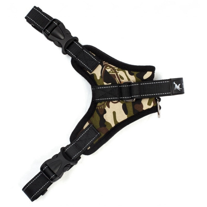 Dog Soft Adjustable Harness Pet Large Dog Walk Out Harness Vest Collar Hand Strap for Small Medium Large Dogs