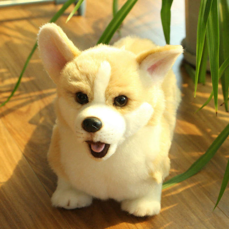 Simulation Dog Plush Toy Stuffed Animals High Quality Realistic French Bulldog, German Shepherd, Pug, & More