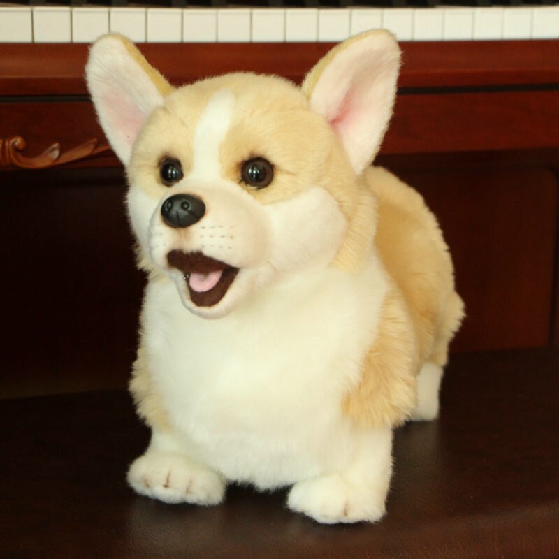 Simulation Dog Plush Toy Stuffed Animals High Quality Realistic French Bulldog, German Shepherd, Pug, & More