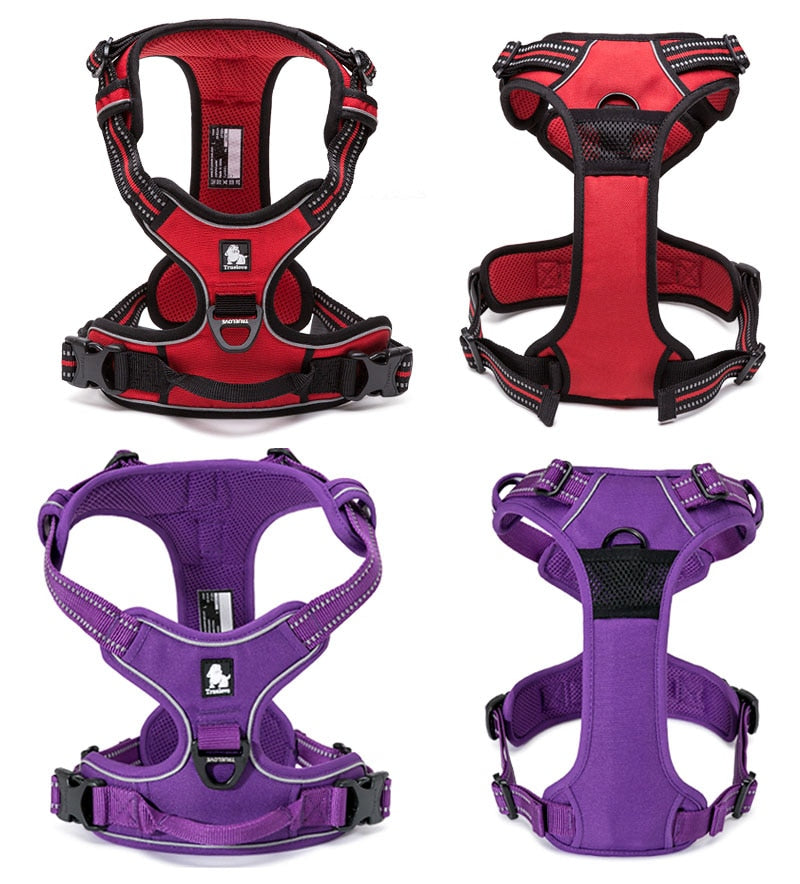 Reflective Truelove Dog Harness - Durable and Safe for Running, Walking, and Travel - Available in Small and Large Sizes