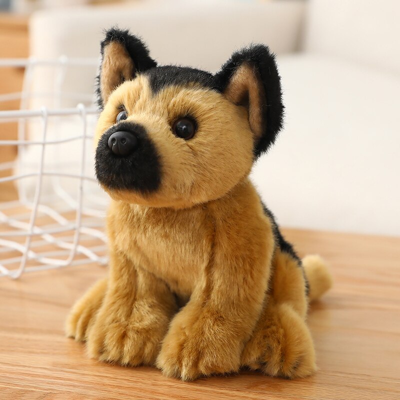 Simulation Dog Plush Toy Stuffed Animals High Quality Realistic French Bulldog, German Shepherd, Pug, & More