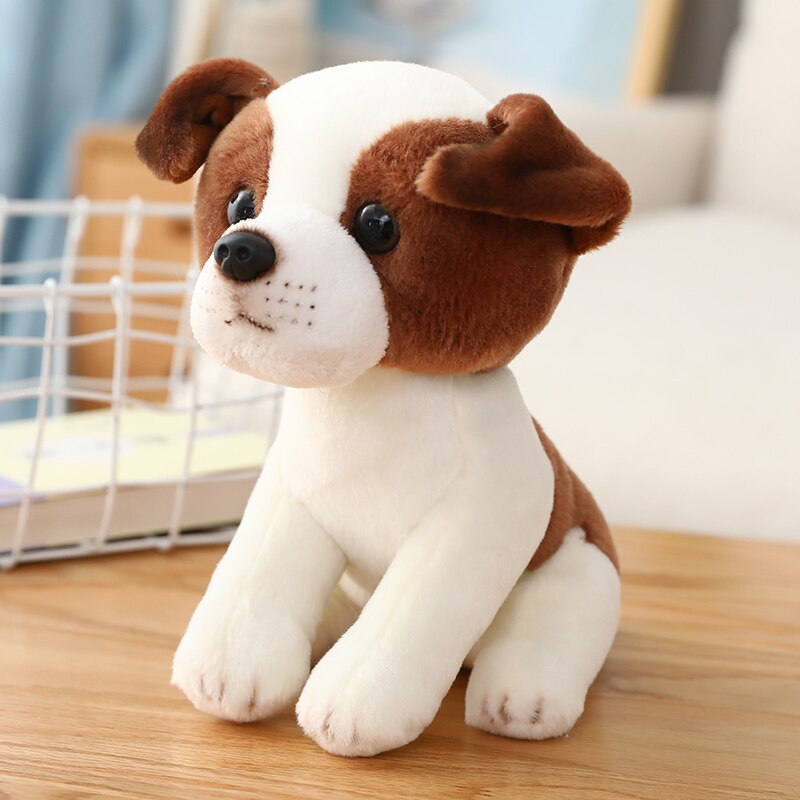 Simulation Dog Plush Toy Stuffed Animals High Quality Realistic French Bulldog, German Shepherd, Pug, & More