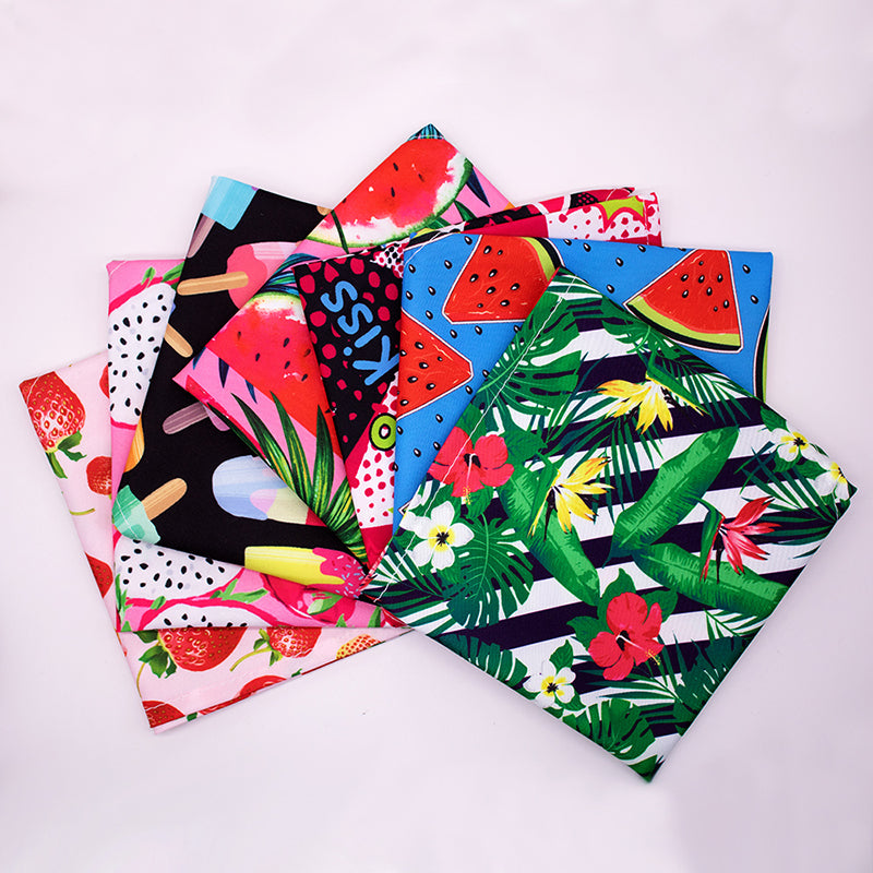 Breathable Dog Bandanas - Spring and Summer Puppy Scarf Accessories in Bulk (60 or 120 PCS)