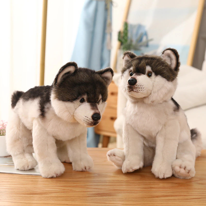 Simulation Dog Plush Toy Stuffed Animals High Quality Realistic French Bulldog, German Shepherd, Pug, & More