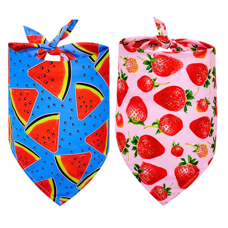 Breathable Dog Bandanas - Spring and Summer Puppy Scarf Accessories in Bulk (60 or 120 PCS)
