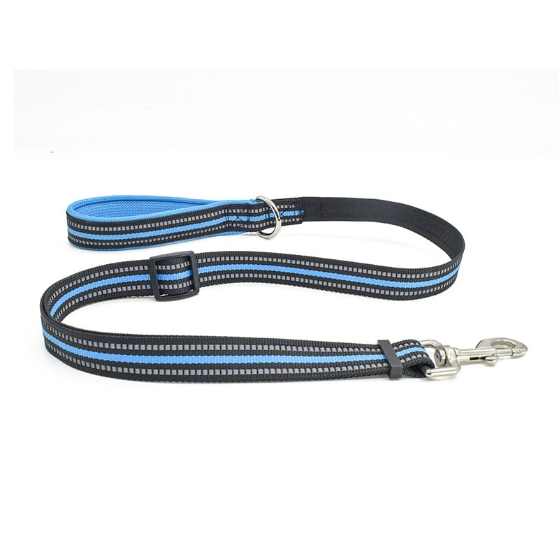 Adjustable Dog Harness with Reflective Strips - Breathable Nylon Mesh - Pet Collar Matching Leash for Dogs (Leash Sold Separately)