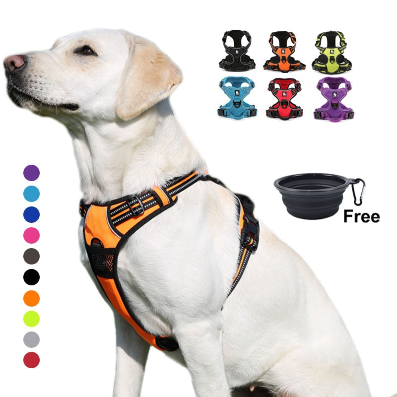 Reflective Truelove Dog Harness - Durable and Safe for Running, Walking, and Travel - Available in Small and Large Sizes