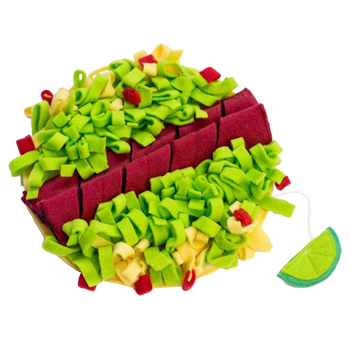 Pet Snuffle Mat - Detachable Fleece Pads for Sniffing and Training - Interactive Nosework Puzzle Toy to Relieve Stress and Keep Dogs Entertained