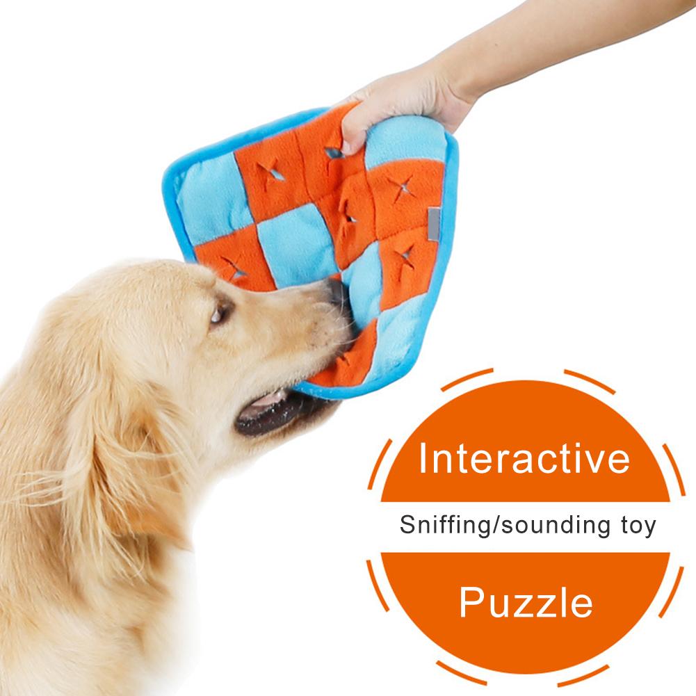 Pet Snuffle Mat - Detachable Fleece Pads for Sniffing and Training - Interactive Nosework Puzzle Toy to Relieve Stress and Keep Dogs Entertained
