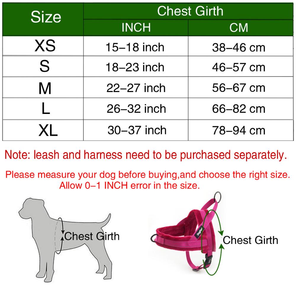 Reflective No-Pull Dog Harness with Flannel Padding - Adjustable Vest for Small, Medium, and Large Dogs - Ideal for Walking and Training
