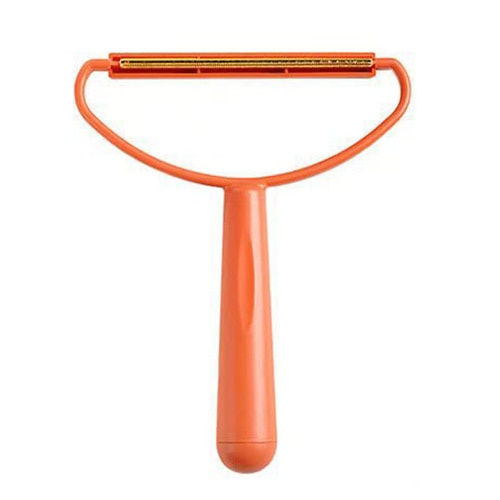 Portable Double-Sided Pet Hair Remover Brush and Fabric Shaver for Clothes and Carpet - Manual Lint Remover with Fluff and Fuzz Removing Capabilities