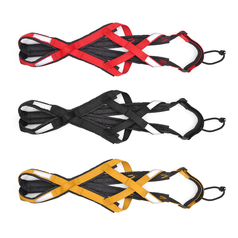 Reflective Waterproof Dog Sled Harness for Medium and Large Dogs - Ideal for Skijoring and Scootering