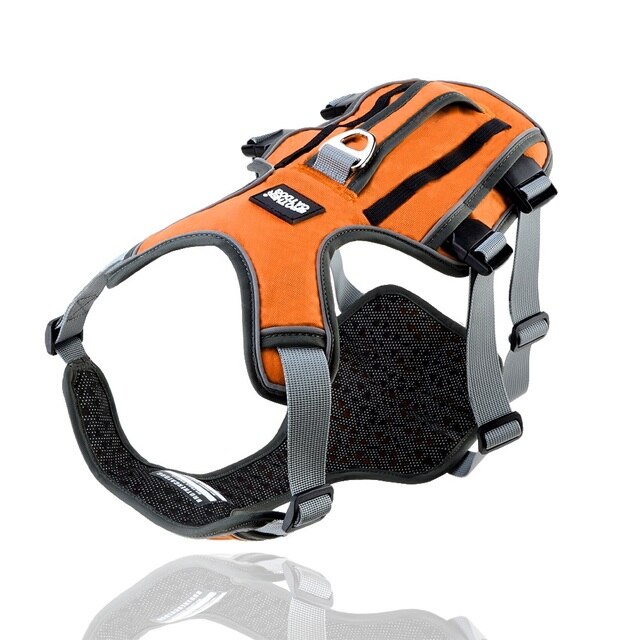 Adjustable Reflective Dog Harness for Medium and Large Breeds - Durable Outdoor Pet Supplies and Accessories