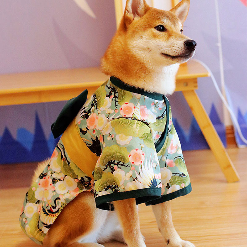Summer Kimono Pet Clothes - Japanese Style Dog Outfits