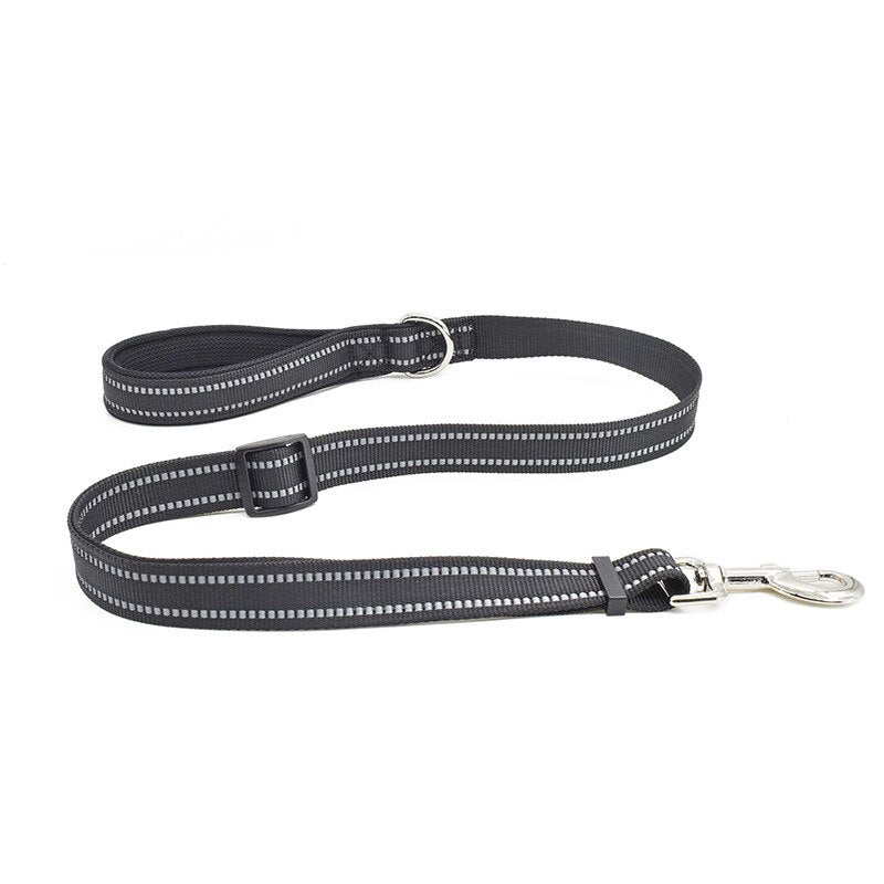 Adjustable Dog Harness with Reflective Strips - Breathable Nylon Mesh - Pet Collar Matching Leash for Dogs (Leash Sold Separately)