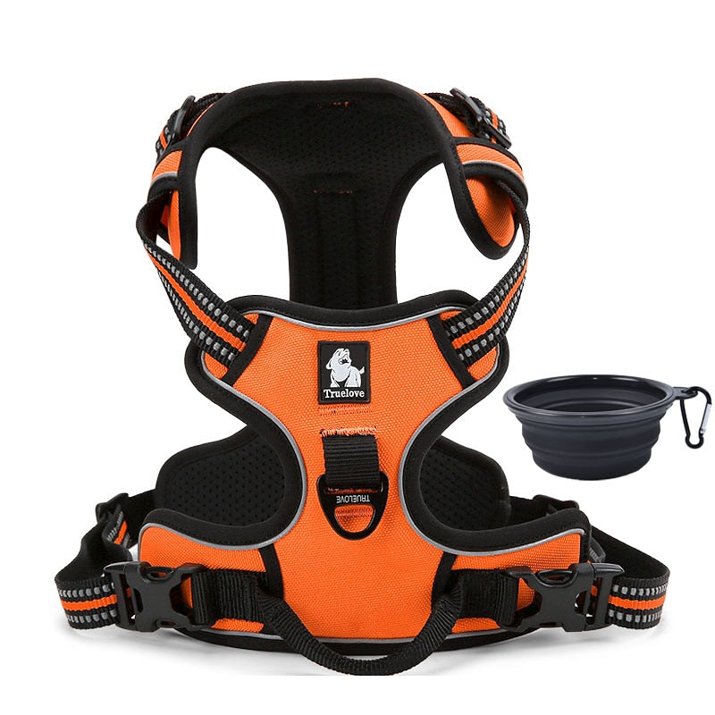 Reflective Truelove Dog Harness - Durable and Safe for Running, Walking, and Travel - Available in Small and Large Sizes