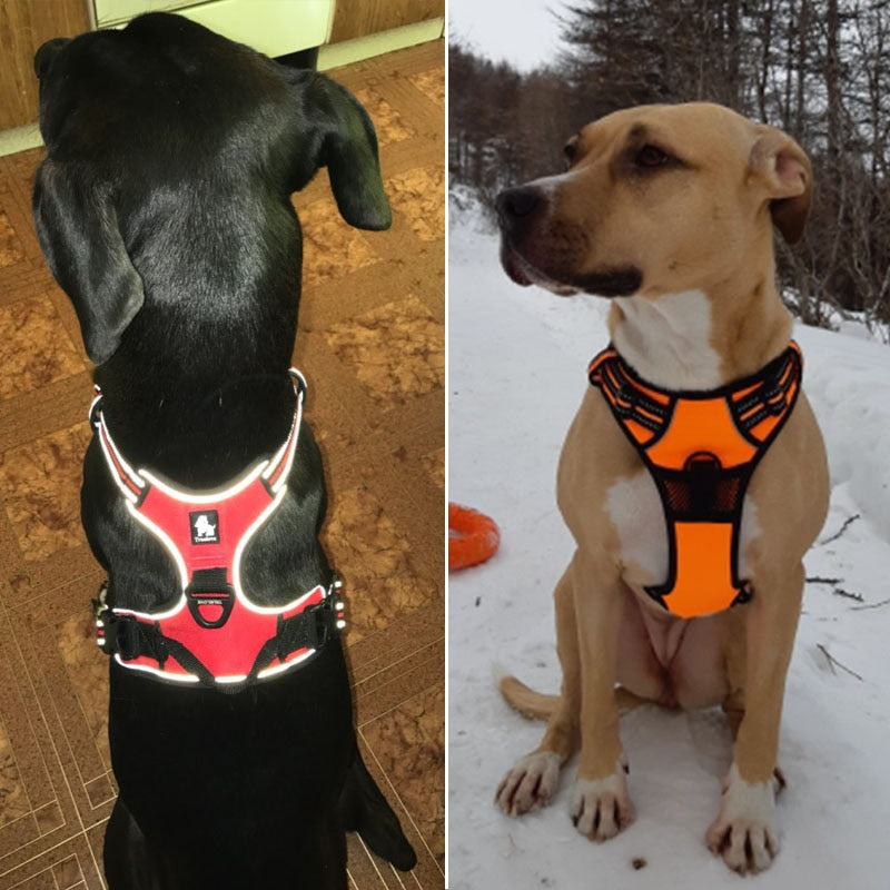 Reflective Truelove Dog Harness - Durable and Safe for Running, Walking, and Travel - Available in Small and Large Sizes
