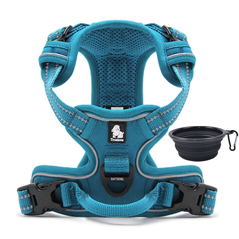 Reflective Truelove Dog Harness - Durable and Safe for Running, Walking, and Travel - Available in Small and Large Sizes