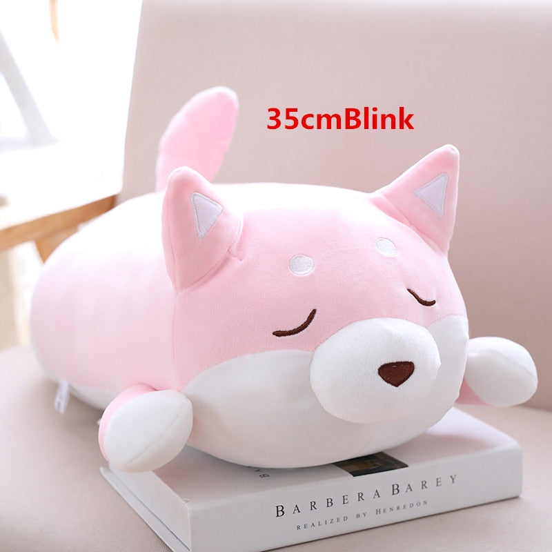 Corgi Dog Plush Pillow - Adorable Shiba Inu Stuffed Animal Toy for Sleeping and Cuddling - Perfect Gift - 13.77in Size