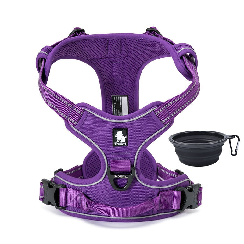 Reflective Truelove Dog Harness - Durable and Safe for Running, Walking, and Travel - Available in Small and Large Sizes