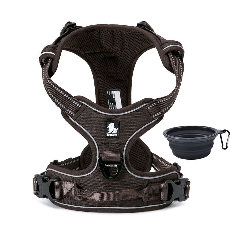 Reflective Truelove Dog Harness - Durable and Safe for Running, Walking, and Travel - Available in Small and Large Sizes
