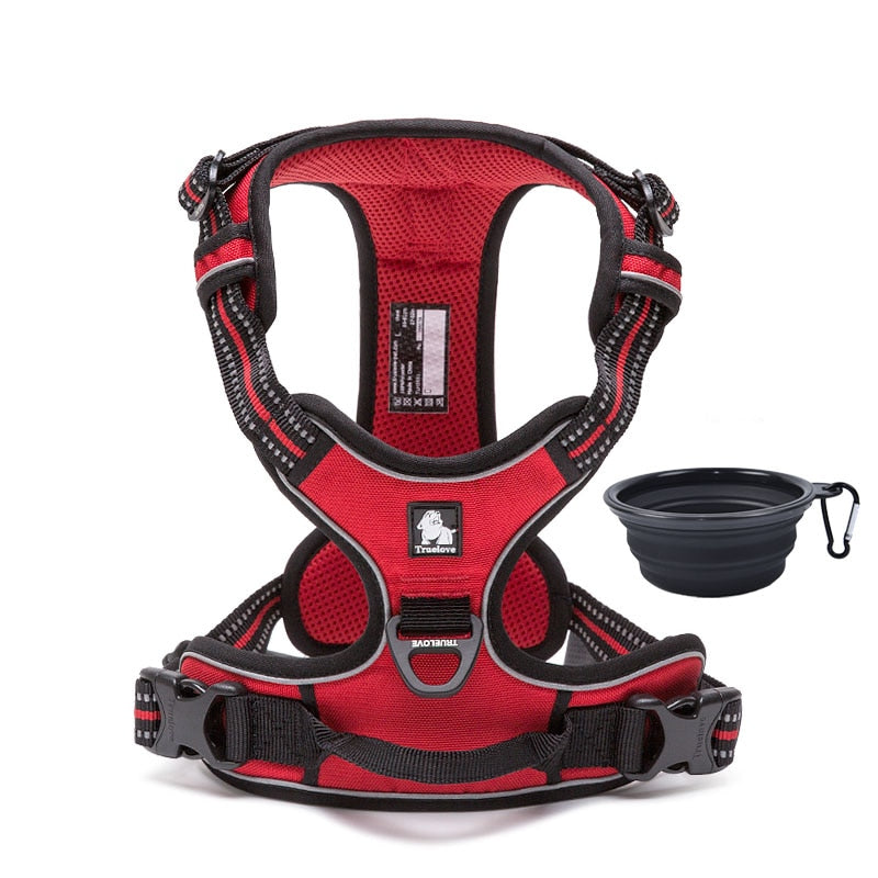 Reflective Truelove Dog Harness - Durable and Safe for Running, Walking, and Travel - Available in Small and Large Sizes