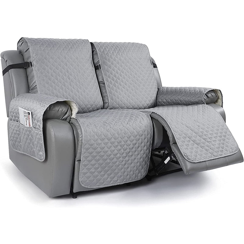 Reversible Recliner Sofa Cover for 1/2/3 Seaters - Pet-Friendly Furniture Protector for Living Room Armchair
