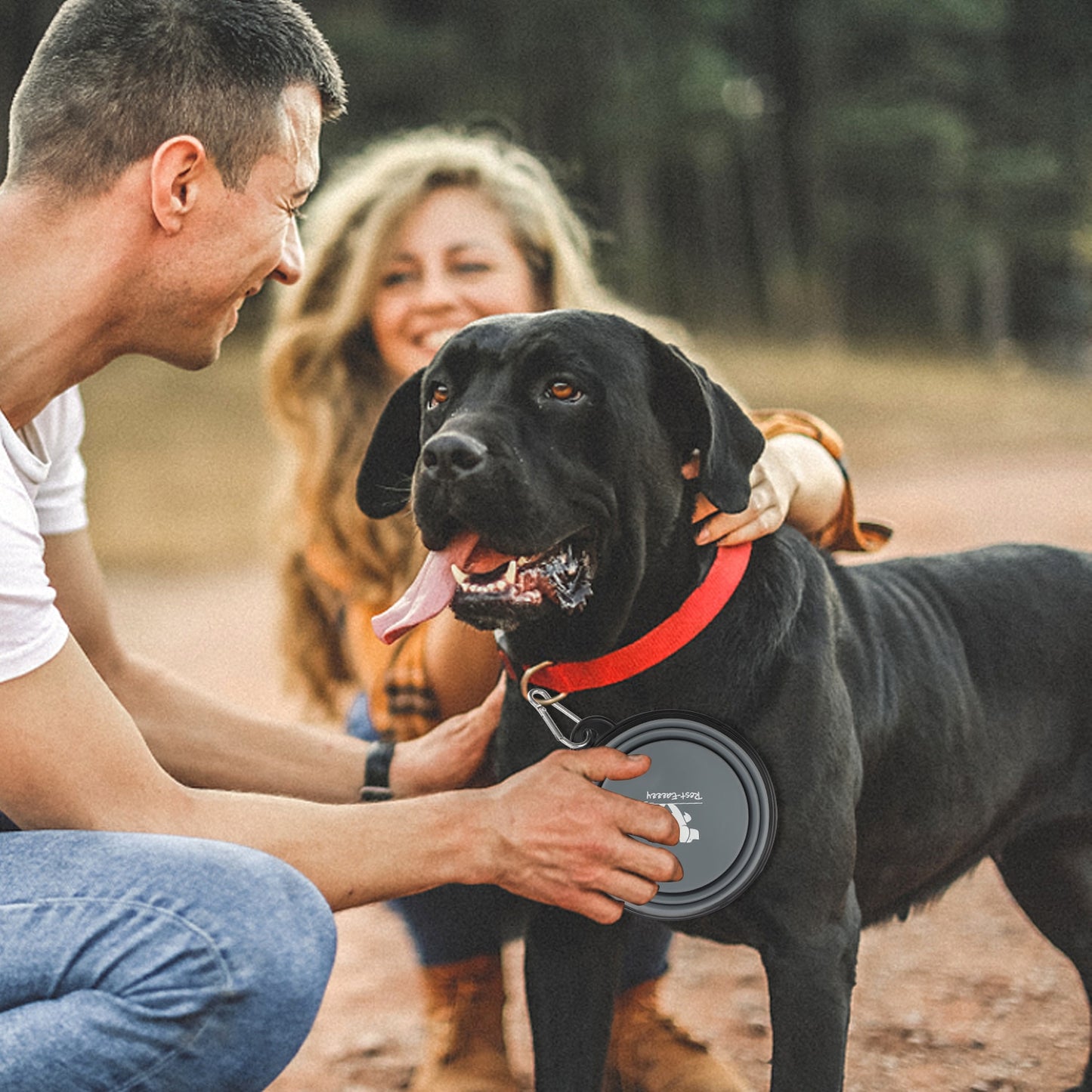 Collapsible Dog Bowls for Travel - Portable and Lightweight Water and Food Dish for Dogs - Available in S and L Sizes - Perfect for Camping and Outdoor Activities
