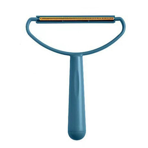 Portable Double-Sided Pet Hair Remover Brush and Fabric Shaver for Clothes and Carpet - Manual Lint Remover with Fluff and Fuzz Removing Capabilities