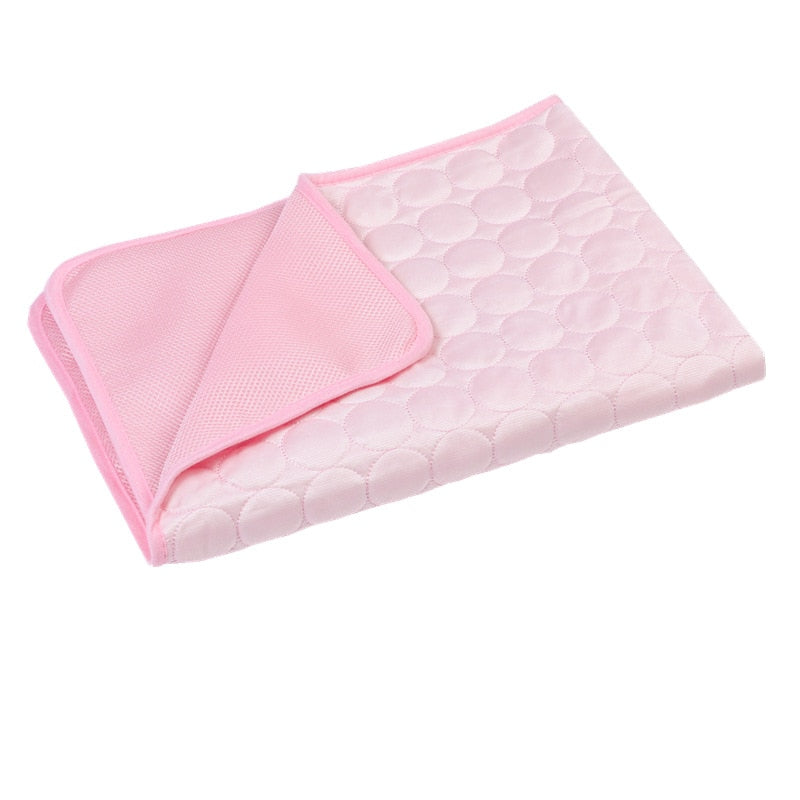 Breathable Cooling Dog Mat for Summer - Washable Pet Bed with Blanket and Sofa for Small, Medium, and Large Dogs - Ideal for Cars and Home