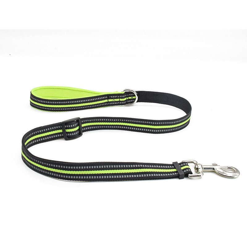 Adjustable Dog Harness with Reflective Strips - Breathable Nylon Mesh - Pet Collar Matching Leash for Dogs (Leash Sold Separately)