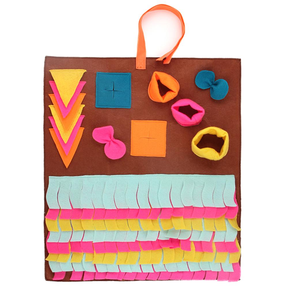 Pet Snuffle Mat - Detachable Fleece Pads for Sniffing and Training - Interactive Nosework Puzzle Toy to Relieve Stress and Keep Dogs Entertained