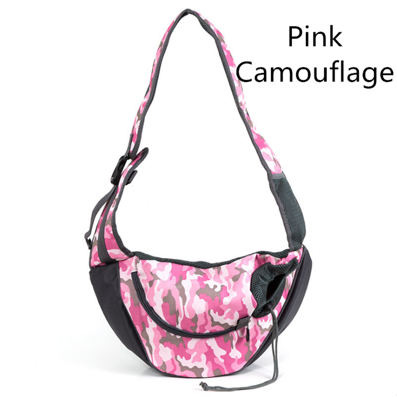 Pet Puppy Carrier S/L Outdoor Travel Dog Shoulder Bag Mesh Oxford Single Sling Handbag Comfort Tote Pouch Breathable Bag Cellphone Holder