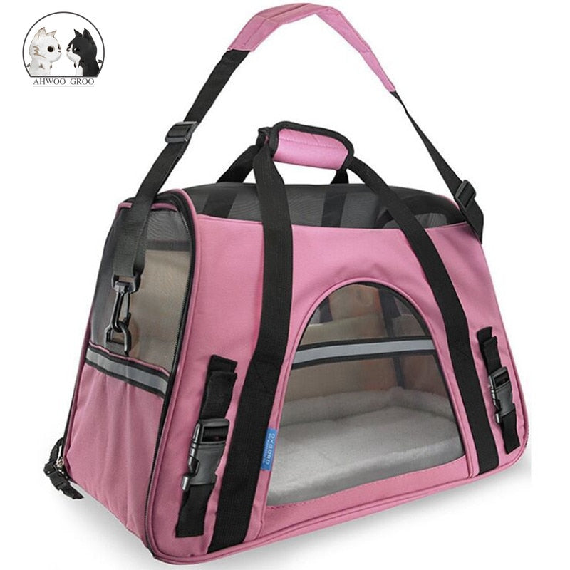 Breathable Portable Dog Carrier Bag for Small Dogs - Travel with Your Pet in Style!