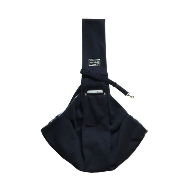 Comfortable and Convenient Pet Carrier Bag for Travel - Shoulder Sling Handbag Tote for Cats and Dogs, Made of Soft Cotton Material for Maximum Comfort
