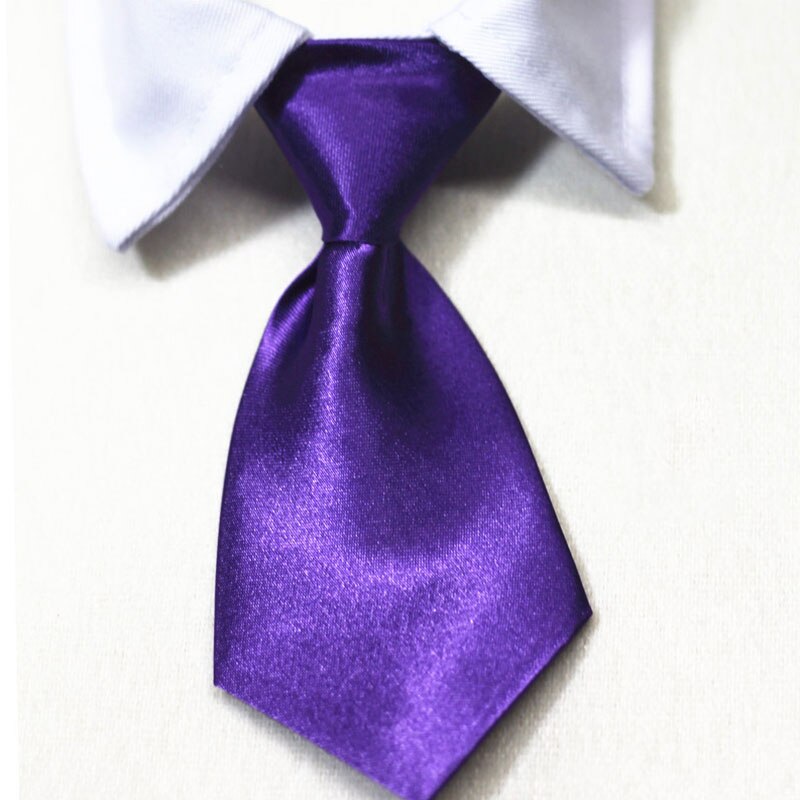 Adjustable Dog Necktie - Shiny and Cute Pet Grooming Accessory - Perfect for Formal Occasions, Weddings and Parties