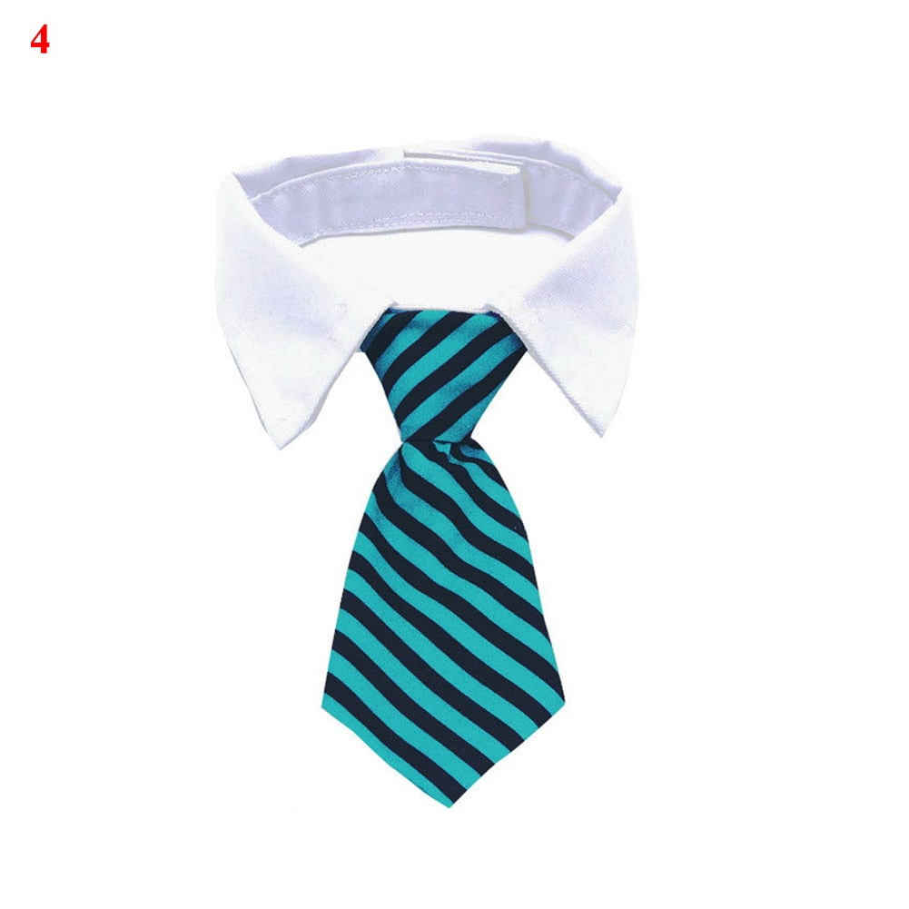Adjustable Dog Necktie - Shiny and Cute Pet Grooming Accessory - Perfect for Formal Occasions, Weddings and Parties