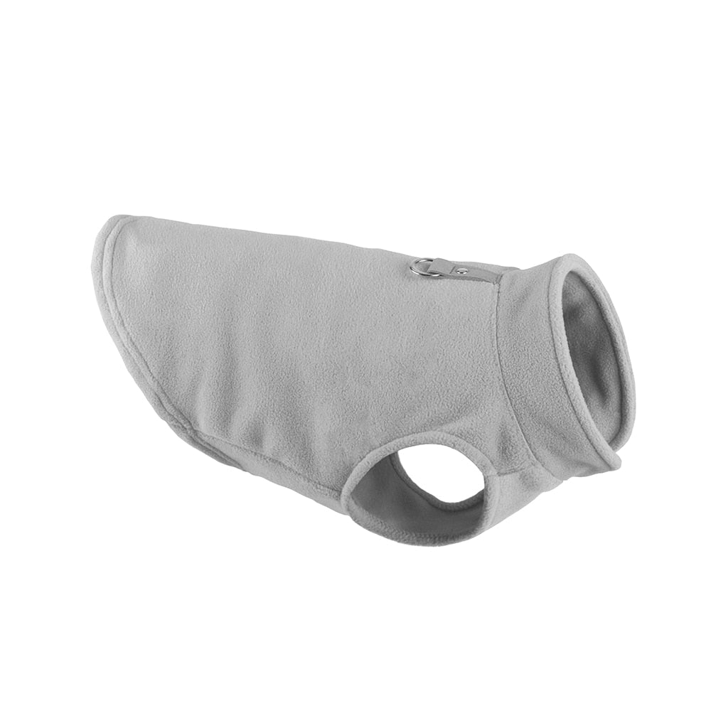Cozy Winter Fleece Dog Jacket - Pet Clothes for Small Breeds