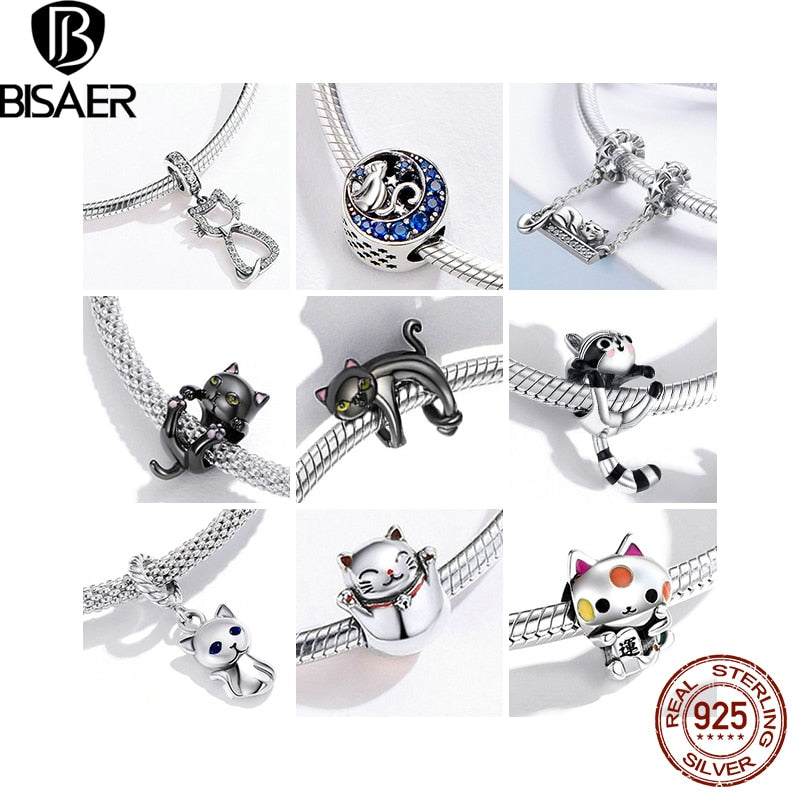 Puppy Dog Charm 925 Sterling Silver Heart Paw Pendant Bead for DIY Bracelet or Necklace - Fine Jewelry for Pet Lovers