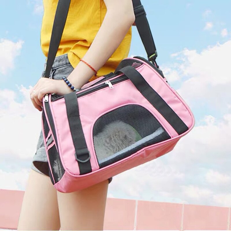 Breathable Portable Dog Carrier Bag for Small Dogs - Travel with Your Pet in Style!