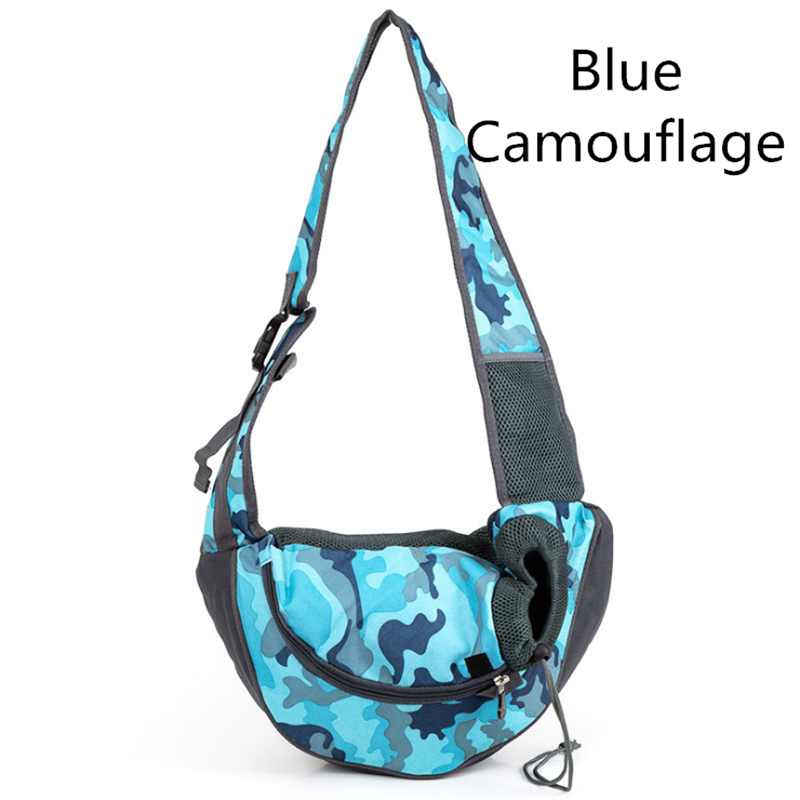 Pet Puppy Carrier S/L Outdoor Travel Dog Shoulder Bag Mesh Oxford Single Sling Handbag Comfort Tote Pouch Breathable Bag Cellphone Holder