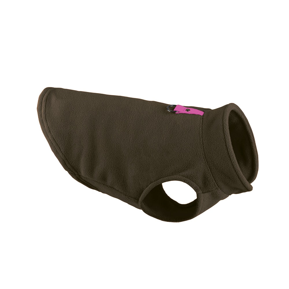 Cozy Winter Fleece Dog Jacket - Pet Clothes for Small Breeds