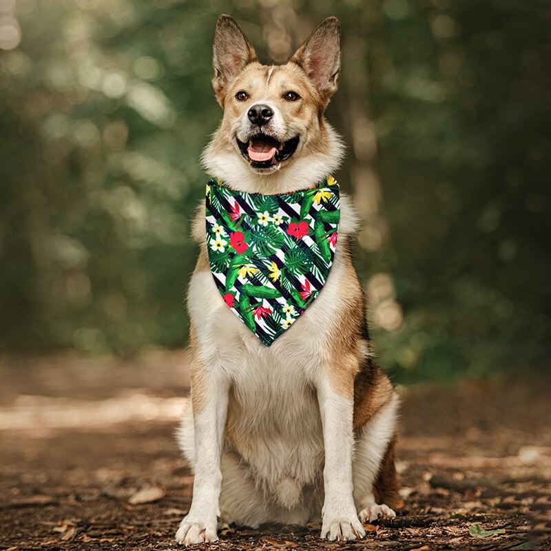 Breathable Dog Bandanas - Spring and Summer Puppy Scarf Accessories in Bulk (60 or 120 PCS)