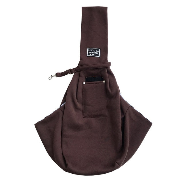 Comfortable and Convenient Pet Carrier Bag for Travel - Shoulder Sling Handbag Tote for Cats and Dogs, Made of Soft Cotton Material for Maximum Comfort
